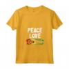 Donna Bandiera della Guyana Maglietta con Collo a V - Design Peace Love Guyana - Ideale per Celebrare le Radici Guyanesi