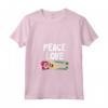 Donna Bandiera della Guyana Maglietta con Collo a V - Design Peace Love Guyana - Ideale per Celebrare le Radici Guyanesi