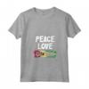 Donna Bandiera della Guyana Maglietta con Collo a V - Design Peace Love Guyana - Ideale per Celebrare le Radici Guyanesi