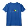 Guyana Amore e Guyana Bandiera Cuore - T-shirt Patriottica per i Fan del Guyana - Ideale per Regali o Mostrare Orgoglio Nazionale Guyanese