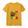 Donna Bandiera della Guyana Maglietta con Collo a V - Design My DNA - Ideale per Donne con Radici Guyanesi
