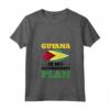 Donna Bandiera della Guyana Maglietta con Collo a V - Guyana Is My Retirement Plan - Ideale per Donne con Radici Guyanesi