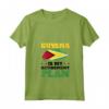 Donna Bandiera della Guyana Maglietta con Collo a V - Guyana Is My Retirement Plan - Ideale per Donne con Radici Guyanesi