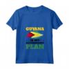 Donna Bandiera della Guyana Maglietta con Collo a V - Guyana Is My Retirement Plan - Ideale per Donne con Radici Guyanesi