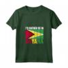 Donna Bandiera della Guyana Maglietta con Collo a V - I'd Rather Be In Guyana - Ideale per Donne con Radici Guyanesi