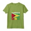 Donna Bandiera della Guyana Maglietta con Collo a V - I'd Rather Be In Guyana - Ideale per Donne con Radici Guyanesi