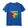 Donna Bandiera della Guyana Maglietta con Collo a V - I'd Rather Be In Guyana - Ideale per Donne con Radici Guyanesi