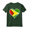 Guyana Bandiera Cuore - Maglietta Amore per la Bandiera Guyana - Regalo Ideale per Compleanni e Vacanze