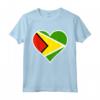 Guyana Bandiera Cuore - Maglietta Amore per la Bandiera Guyana - Regalo Ideale per Compleanni e Vacanze