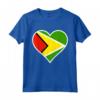Guyana Bandiera Cuore - Maglietta Amore per la Bandiera Guyana - Regalo Ideale per Compleanni e Vacanze