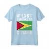 Guyana Bandiera Souvenir - Se perso mandami in Guyana Maglietta - Ideale per gli Amanti della Guyana o come Regalo Souvenir