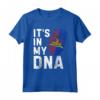 Haiti It's In My DNA - Impronta Digitale Bandiera Haitiana Radici Orgoglio Maglietta - Ideale per Uomini e Donne