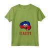 Haiti - Bandiera di Haiti - Maglietta con Collo a V per Mostrare l'Orgoglio per i Miei Antenati Haiti