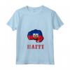 Haiti - Bandiera di Haiti - Maglietta con Collo a V per Mostrare l'Orgoglio per i Miei Antenati Haiti