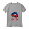 Haiti - Bandiera di Haiti - Maglietta con Collo a V per Mostrare l'Orgoglio per i Miei Antenati Haiti