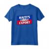Giornata della Bandiera Haitiana di Haiti - Maglietta con Design Finest Export - Ideale per Abbigliamento con Bandiera Haiti