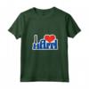 Donna I Love Haiti - Carino Maglietta Haitiano con Collo a V - Regalo Haiti per Mamma, Papà, Nonna, Nonno