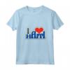 Donna I Love Haiti - Carino Maglietta Haitiano con Collo a V - Regalo Haiti per Mamma, Papà, Nonna, Nonno