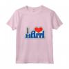 Donna I Love Haiti - Carino Maglietta Haitiano con Collo a V - Regalo Haiti per Mamma, Papà, Nonna, Nonno