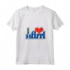 Donna I Love Haiti - Carino Maglietta Haitiano con Collo a V - Regalo Haiti per Mamma, Papà, Nonna, Nonno