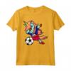 Dabbing Unicorn Unicorno Haiti Calcio - Bandiera Haitiana Maglietta - Regalo Perfetto per Tifosi di Calcio Haiti - Idea Regalo Compleanno o Natale