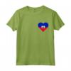 Haiti Bandiera Cuore - Love Haiti Maglietta per Indipendenza - Regali Patriottici Haiti