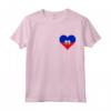 Haiti Bandiera Cuore - Love Haiti Maglietta per Indipendenza - Regali Patriottici Haiti