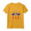 Bicchiere da vino Haitii - Maglietta con Collo a V per Fan di Haiti - Ideale per Mostrare le tue Radici Haitiane