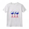 Bicchiere da vino Haitii - Maglietta con Collo a V per Fan di Haiti - Ideale per Mostrare le tue Radici Haitiane