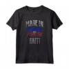 Maglietta con Bandiera Haiti Made In Haiti - Tee per Mostrare l'Orgoglio e Le Radici Haitiane