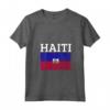 Donna Haiti Bandiera Fiera - Maglietta Collo a V per Uomo e Donna - Mostra il tuo Orgoglio Patriottico per Haiti