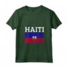 Donna Haiti Bandiera Fiera - Maglietta Collo a V per Uomo e Donna - Mostra il tuo Orgoglio Patriottico per Haiti