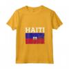 Donna Haiti Bandiera Fiera - Maglietta Collo a V per Uomo e Donna - Mostra il tuo Orgoglio Patriottico per Haiti