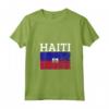 Donna Haiti Bandiera Fiera - Maglietta Collo a V per Uomo e Donna - Mostra il tuo Orgoglio Patriottico per Haiti