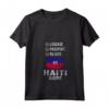 HapTiger Vacanze Haiti - Maglietta con Collo a V Souvenir per il Viaggio ad Haiti - Ideale per Coppie o Single