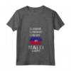 HapTiger Vacanze Haiti - Maglietta con Collo a V Souvenir per il Viaggio ad Haiti - Ideale per Coppie o Single