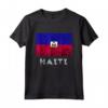 Haiti Bandiera Haitiana Pride - Maglietta con Radici haitiane - Ideale per Viaggiare a Haiti o tifare la Squadra di calcio nazionale