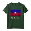 Haiti Bandiera Haitiana Pride - Maglietta con Radici haitiane - Ideale per Viaggiare a Haiti o tifare la Squadra di calcio nazionale
