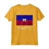 Haiti Bandiera Haitiana Pride - Maglietta con Radici haitiane - Ideale per Viaggiare a Haiti o tifare la Squadra di calcio nazionale