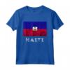 Haiti Bandiera Haitiana Pride - Maglietta con Radici haitiane - Ideale per Viaggiare a Haiti o tifare la Squadra di calcio nazionale