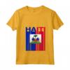 Donna Bandiera Haiti Maglietta con Collo a V - Design Elegante per Mostrare Amore e Orgoglio - Acquista Online