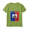 Donna Bandiera Haiti Maglietta con Collo a V - Design Elegante per Mostrare Amore e Orgoglio - Acquista Online