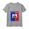 Donna Bandiera Haiti Maglietta con Collo a V - Design Elegante per Mostrare Amore e Orgoglio - Acquista Online