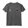 Haiti - Maglia Sportiva Numero 9 # Nine - Orgoglio Nazionale Bandiera Calcio Haitians - Ideale come Regalo o Souvenir