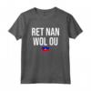 Ret nan wol ou Creolo Haitiano Haiti Maglietta - Leggera e Classica - Ideale per rappresentare la cultura haitiana