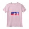 Donna Haiti Creolo Haitiano Haiti Maglietta con Collo a V - Ayiti Significa Haiti Shirt - Leggera e Perfetta per Mostrare il Tuo Orgoglio