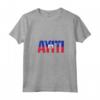 Donna Haiti Creolo Haitiano Haiti Maglietta con Collo a V - Ayiti Significa Haiti Shirt - Leggera e Perfetta per Mostrare il Tuo Orgoglio
