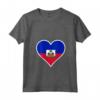 Haiti Bandiera Cuore Haiti Regali Love Maglietta con Collo a V - Ideale per Indipendenza e Compleanni ad Haiti