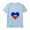 Haiti Bandiera Cuore Haiti Regali Love Maglietta con Collo a V - Ideale per Indipendenza e Compleanni ad Haiti