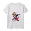 Donna Dabbing Dog Haiti Calcio Bandiera Haitiana - Maglietta con Collo a V per Tifosi - Regalo Compleanno o Natale